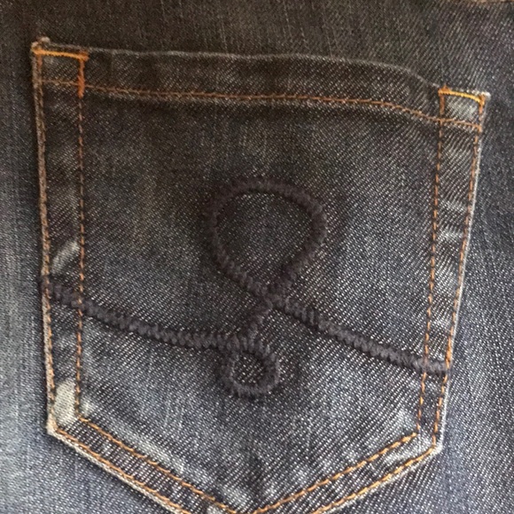 Lilly Pulitzer sz 8 LP logo cropped jeans - Picture 7 of 7